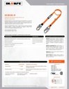Arnes Con Eslinga Posicionamiento Regulable Certificada Único Naranja